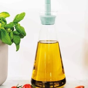BergHOFF Leo Glass Oil Dispenser Ergonomic Drip-Free Spout